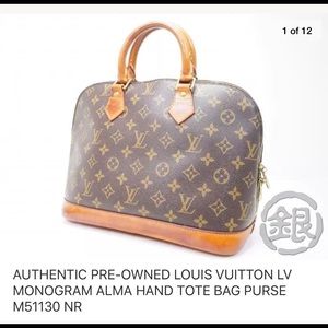 SOLD 💯 authentic Lv ALMA monogram -RESERVED